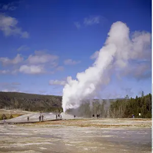 Eruption: Geografie, USA, Wyoming, Landschaften, Yellowstone