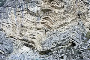 Geographical: Geographical folds, Ardeche, France
