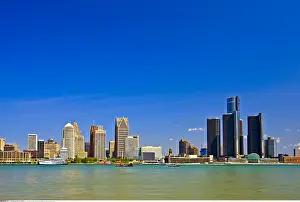 Commercial: geography / travel, Canada, Michigan, Detroit, Skyline
