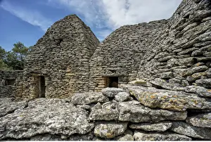 Huts: geography / travel, France, Stone Hut, Le Village