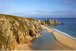 Porthcurno: Geography / travel, Great Britain, England, Cornwall