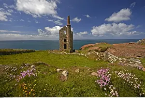 Mines: geography / travel, Great Britain, England, Botallack