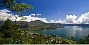 Batur: geography / travel, Indonesia, Bali, Panoramic view