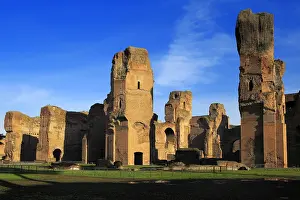 Baths: geography / travel, Italy, Baths of Caracalla (217)