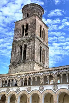 Salerno: geography / travel, Italy, Bell tower of cathedral