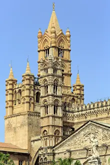 Medieval: geography / travel, Italy, Bell tower of Palermo