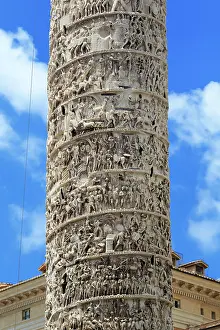 Statues: geography / travel, Italy, Column of Marcus Aurelius