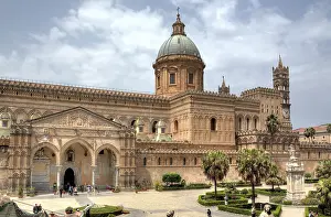 Dome: geography / travel, Italy, Palermo cathedral, Palermo