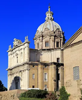 Dome: geography / travel, Italy, Santi Luca e Martina