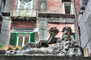 Medieval: geography / travel, Italy, Sculpture allegory of