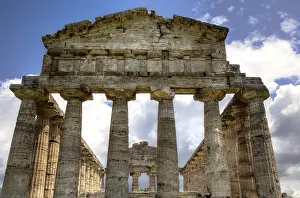 Salerno: geography / travel, Italy, Temple of Athena (500