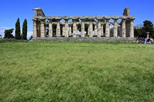 Salerno: geography / travel, Italy, Temple of Athena (500