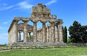 Salerno: geography / travel, Italy, Temple of Athena (500