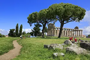 Salerno: geography / travel, Italy, Temple of Athena (500