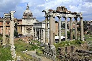 Rome: geography / travel, Italy, Temple of Saturn, Roman