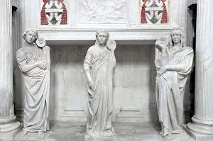 Naples: geography / travel, Italy, Tomb of Cardinal Rainaldo