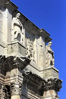 Statues: geography / travel, Italy, Triumphal Arch of Constantine