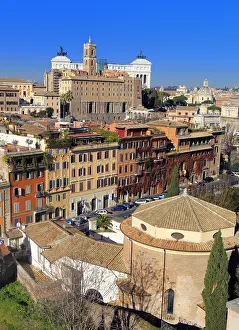Rome: geography / travel, Italy, View of Capitolium from