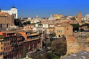 Rome: geography / travel, Italy, View of Capitolium from