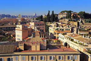 Rome: geography / travel, Italy, View of Capitolium from