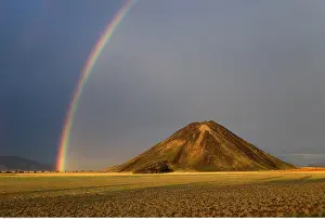Private: geography / travel, Namibia, Landscape of a rainbow