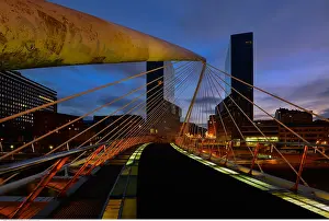 Ambience: geography / travel, Spain, Tied arch footbridge