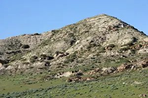 Boundary: GEOLOGY: K-T boundary site - The photo depicts