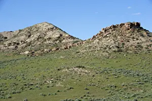 Boundary: GEOLOGY: K-T boundary site - The photo depicts