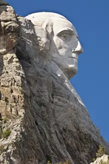 Memorial: George Washington profile, Mount Rushmore, Mount