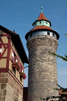 Turret: Germany, Bavaria, Nuremberg. Historic 11th