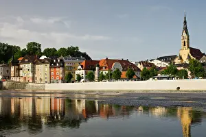 Steeple: Germany, Bayern-Bavaria, Bad Tolz. Town