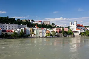 Passau: Germany, Bayern/Bavaria, Passau, Inn River