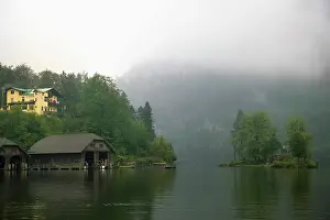 Cafe: Germany, Berchtesgaden. A misty morning