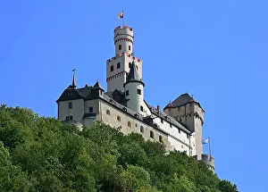 Schloss: Germany, Castle Marksburg near Braubach