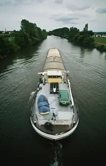 Main: Germany, Danube, main canal barge traffic