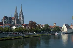 Regensburg: Germany, Regensburg. Historic St. Peter's