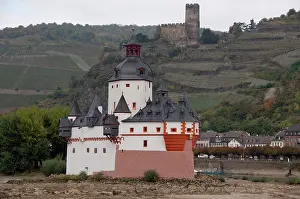 Rhein: Germany, Rhine River. View between Mainz