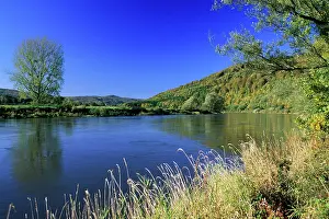 Weser: Germany - River Weser and surrounding forestry