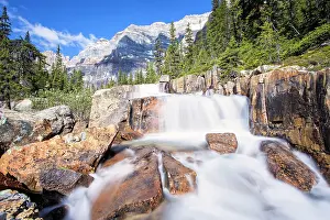 Step: Giant Step Waterfall, Paradise Valley, Banff National
