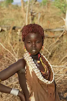 Hamer: Girl - Hamer tribe