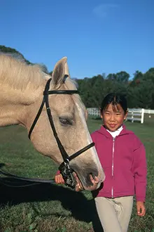 Ethnic: Girl with Horse