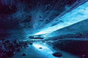 Interest: Glacial cave in the Breidamerkurjoekull Glacier