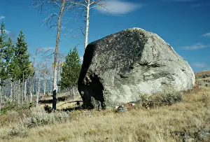Erratic: Glacial Erratic - A huge boulder moved by ancient glacier