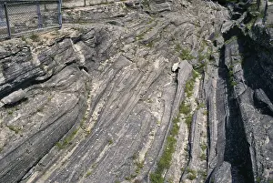 Glaciation: Glacial Grooves in Limestone