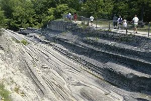 Glaciation: Glacial Grooves in Limestone