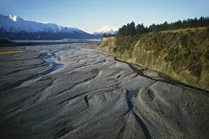 Channels: Glacial Shingle, New Zealand