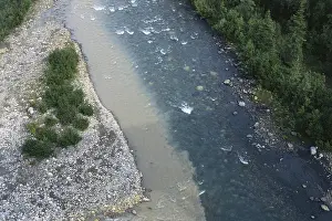Confluence: Glacial Stream Meets River