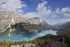 Roads: Glacier lake Peyto Lake, Icefields Parkway