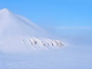 Mystical: Glacier Rabotbreen and Nunatak Kopingfjellet in