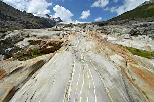 Polish: Glacier section below the Schlattenkees glacier